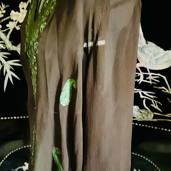 Gorgeous 100% silk embordered and sequins tunic - Picture 7 of 7